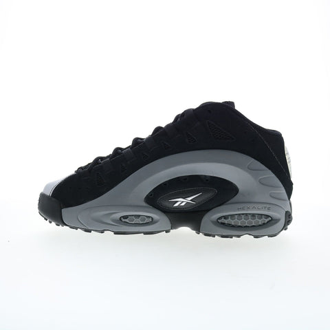 Reebok ES22 Emmitt Smith Mens Black Suede Athletic Basketball Shoes