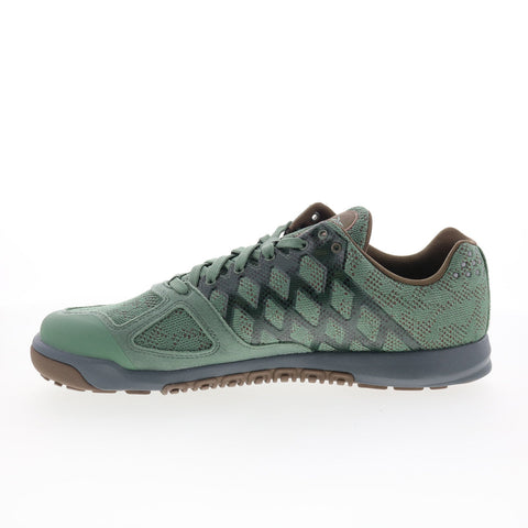 Reebok Nano 2.0 Mens Green Synthetic Lace Up Athletic Cross Training Shoes