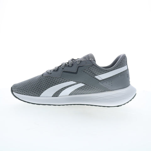 Reebok Energen Plus 2 Mens Gray Canvas Lace Up Athletic Running Shoes