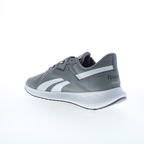 Reebok Energen Plus 2 Mens Gray Canvas Lace Up Athletic Running Shoes