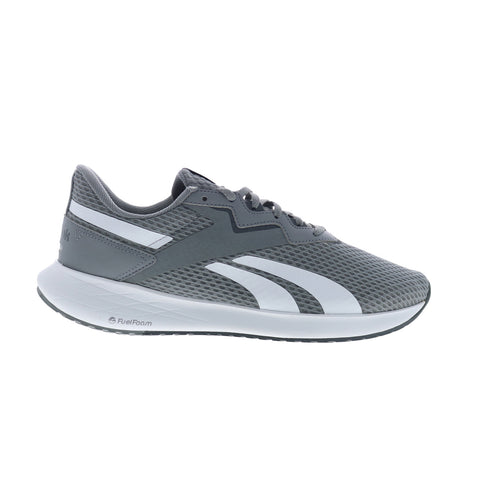 Reebok Energen Plus 2 Mens Gray Canvas Lace Up Athletic Running Shoes