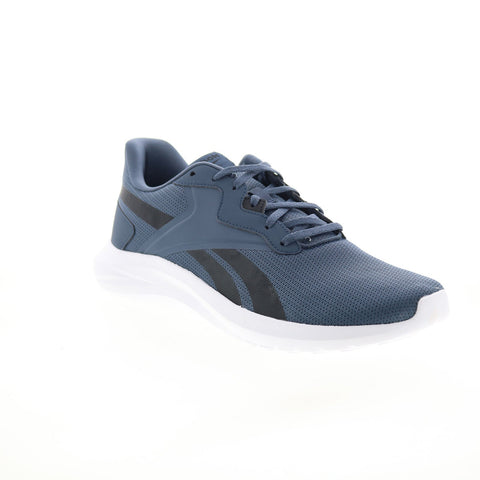 Reebok Energen Lux Mens Blue Canvas Lace Up Lifestyle Sneakers Shoes