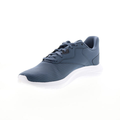 Reebok Energen Lux Mens Blue Canvas Lace Up Lifestyle Sneakers Shoes