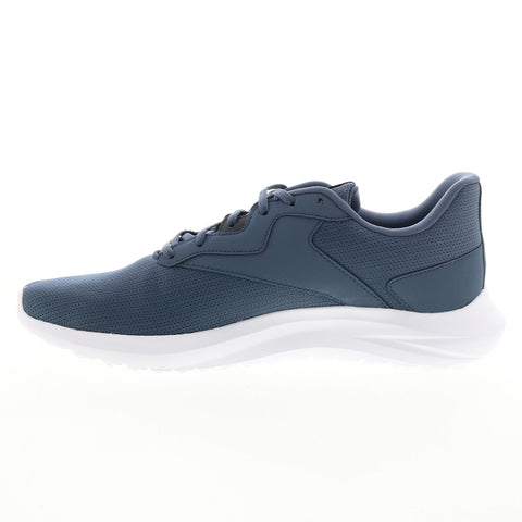 Reebok Energen Lux Mens Blue Canvas Lace Up Lifestyle Sneakers Shoes
