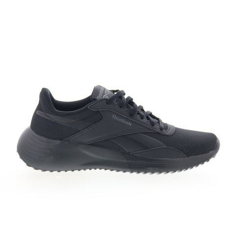 Reebok Lite 4 Mens Black Mesh Lace Up Sneakers Lifestyle Shoes