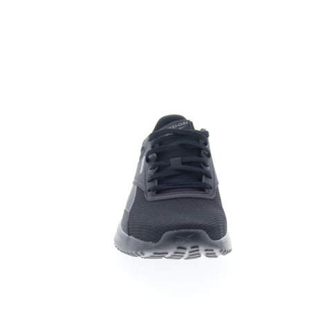 Reebok Lite 4 Mens Black Mesh Lace Up Sneakers Lifestyle Shoes