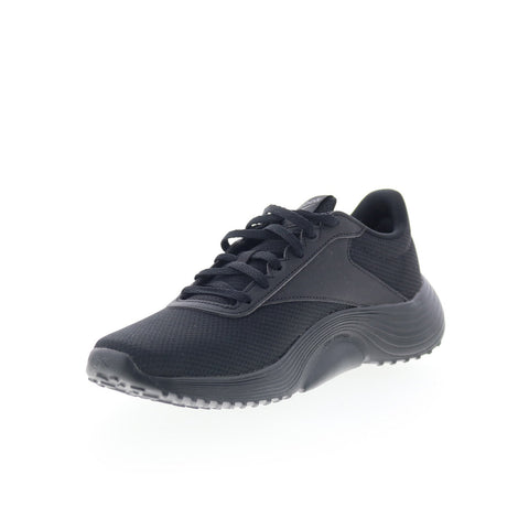 Reebok Lite 4 Mens Black Mesh Lace Up Sneakers Lifestyle Shoes