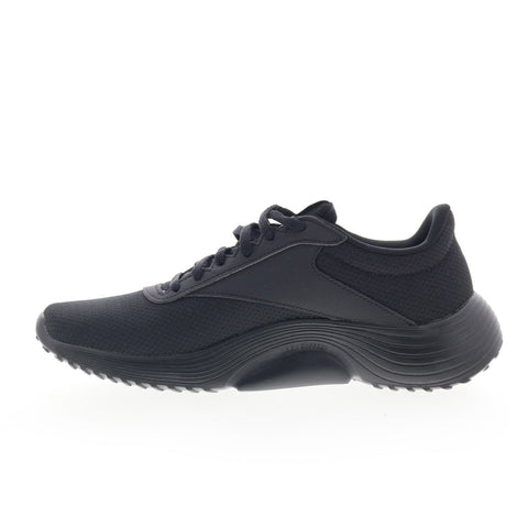 Reebok Lite 4 Mens Black Mesh Lace Up Sneakers Lifestyle Shoes