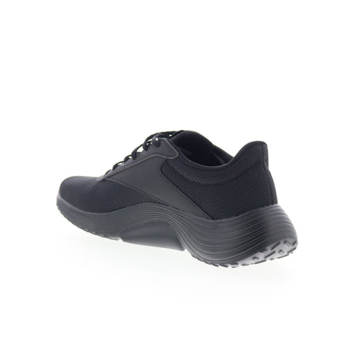 Reebok Lite 4 Mens Black Mesh Lace Up Sneakers Lifestyle Shoes