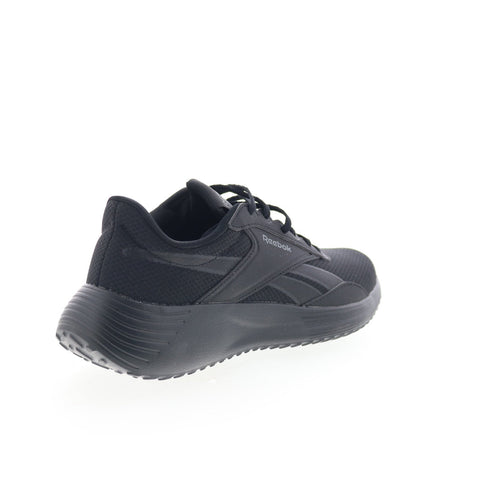 Reebok Lite 4 Mens Black Mesh Lace Up Sneakers Lifestyle Shoes