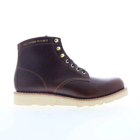 Wolverine 1000 Mile Made In USA W990249 Mens Brown Leather Casual Dress Boots