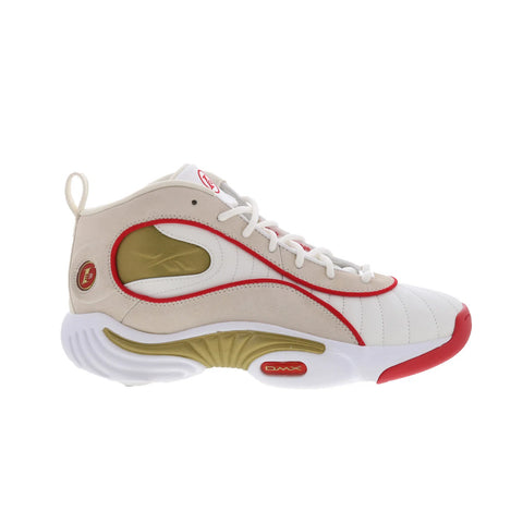 Reebok Answer III 100200996 Mens Beige Leather Athletic Basketball Shoes