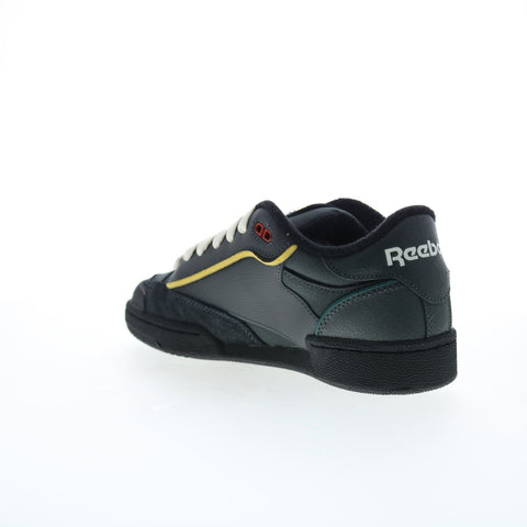 Reebok Club C Bulc Mens Gray Leather Lace Up Lifestyle Sneakers Shoes