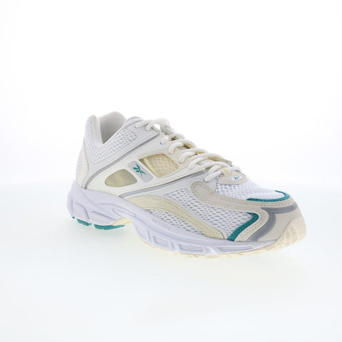 Reebok Premier Trinity KFS Mens White Mesh Lace Up Lifestyle Sneakers Shoes
