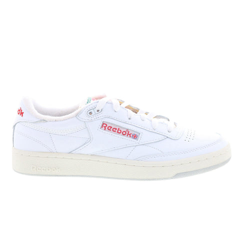 Reebok Club C 85 Vintage Mens White Leather Lifestyle Sneakers Shoes