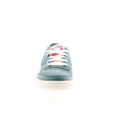 Reebok Club C Revenge Vintage Mens Green Leather Lifestyle Sneakers Shoes