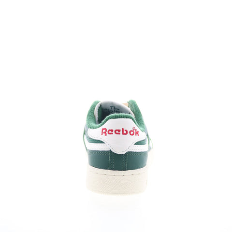 Reebok Club C Revenge Vintage Mens Green Leather Lifestyle Sneakers Shoes