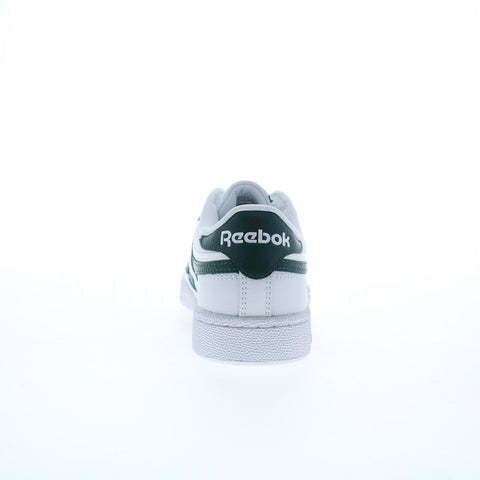 Reebok Club C Revenge Mens White Leather Lace Up Lifestyle Sneakers Shoes