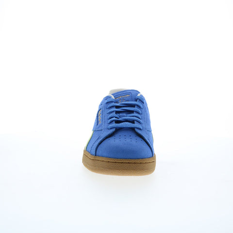 Reebok Club C Grounds Uk Mens Blue Suede Lace Up Lifestyle Sneakers Shoes