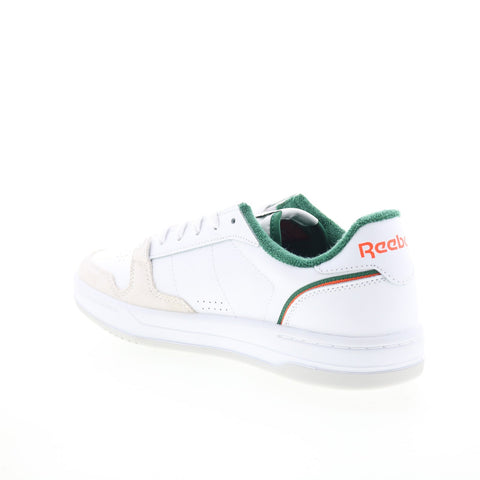 Reebok Phase Court Mens White Suede Lace Up Lifestyle Sneakers Shoes