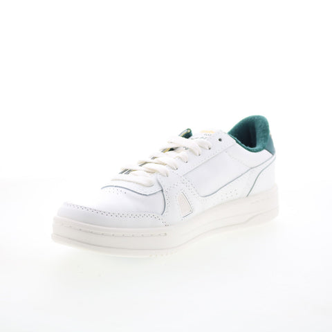 Reebok LT Court Mens White Leather Lace Up Lifestyle Sneakers Shoes