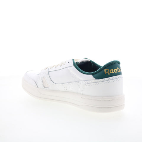 Reebok LT Court Mens White Leather Lace Up Lifestyle Sneakers Shoes