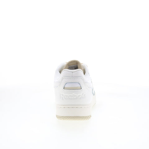 Reebok BB 4000 II Mens Beige Leather Lace Up Lifestyle Sneakers Shoes