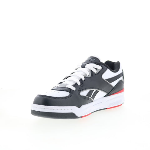 Reebok BB 4500 DMX Mens Black Leather Lace Up Lifestyle Sneakers Shoes