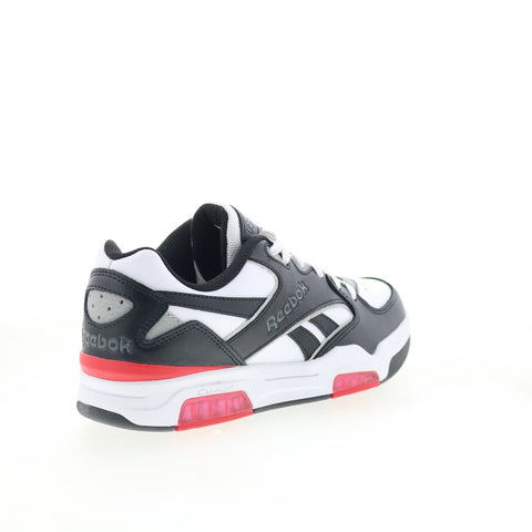 Reebok BB 4500 DMX Mens Black Leather Lace Up Lifestyle Sneakers Shoes