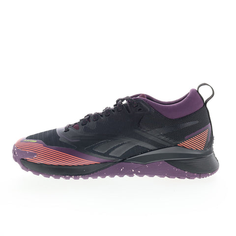 Reebok Nano X4 Adventure Womens Black Mesh Athletic Cross Training Shoes