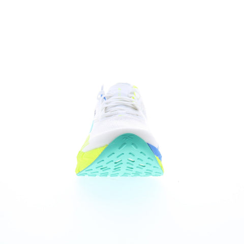 Reebok Floatzig X1 Mens White Mesh Lace Up Athletic Running Shoes