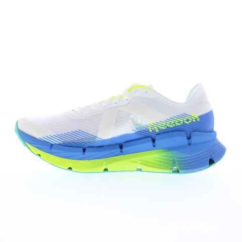 Reebok Floatzig X1 Mens White Mesh Lace Up Athletic Running Shoes