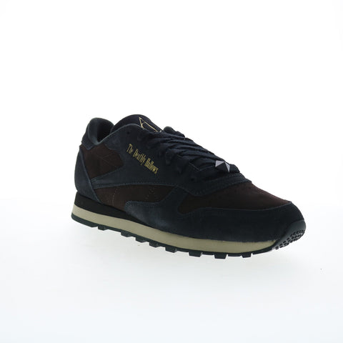 Reebok Classic Leather Harry Potter Mens Black Lifestyle Sneakers Shoes