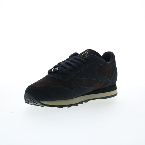 Reebok Classic Leather Harry Potter Mens Black Lifestyle Sneakers Shoes