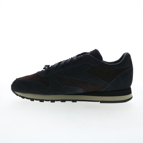 Reebok Classic Leather Harry Potter Mens Black Lifestyle Sneakers Shoes