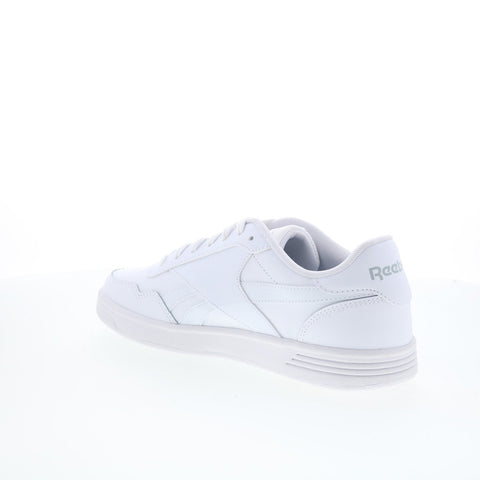Reebok Court Advance Mens White Leather Lace Up Lifestyle Sneakers Shoes