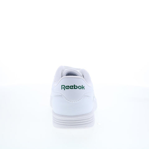 Reebok Court Advance Mens White Leather Lace Up Lifestyle Sneakers Shoes