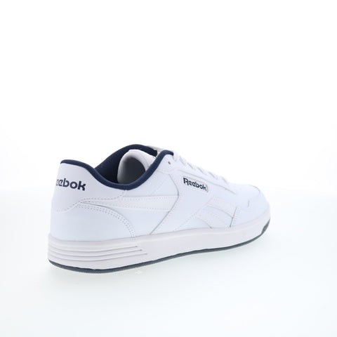Reebok Court Advance Mens White Leather Lace Up Lifestyle Sneakers Shoes