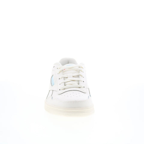 Reebok Court Advance Womens Beige Leather Lace Up Lifestyle Sneakers Shoes