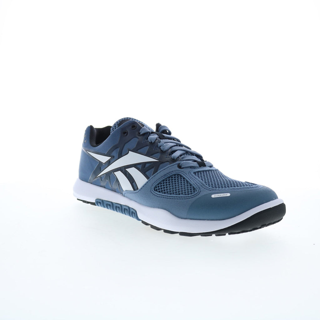 Reebok Nano 2.0 Mens Blue Mesh Lace Up Athletic Cross Training Shoes ...