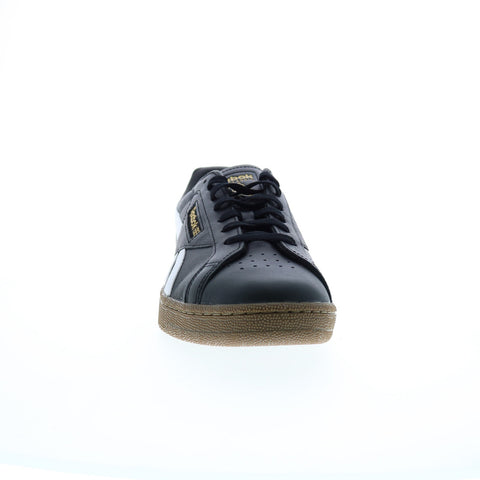 Reebok Club C Grounds UK Mens Black Leather Lifestyle Sneakers Shoes