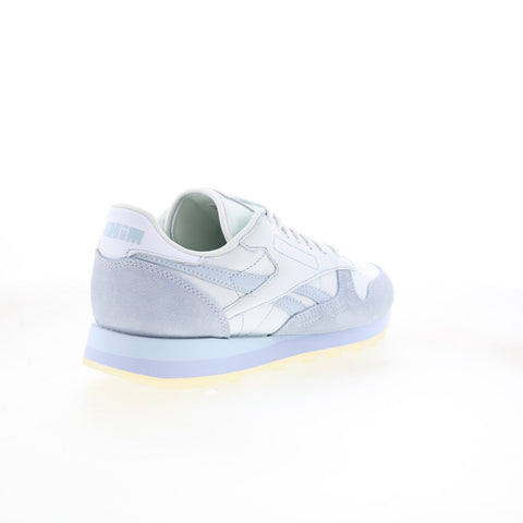 Reebok Classic Leather Whim Golf Mens Blue Suede Lifestyle Sneakers Shoes