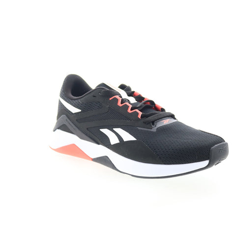 Reebok Nanoflex TR 2 Mens Black Synthetic Athletic Cross Training Shoes