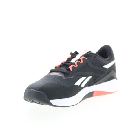 Reebok Nanoflex TR 2 Mens Black Synthetic Athletic Cross Training Shoes