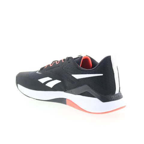 Reebok Nanoflex TR 2 Mens Black Synthetic Athletic Cross Training Shoes