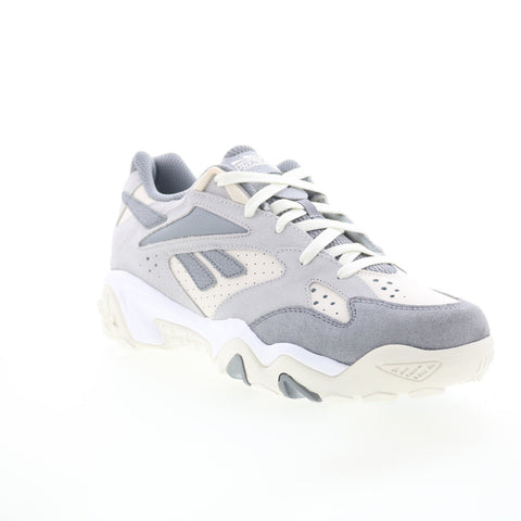 Reebok Preseason 94 Low Mens Gray Suede Lace Up Lifestyle Sneakers Shoes
