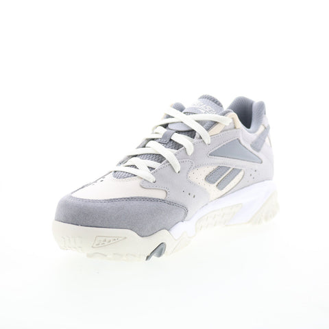 Reebok Preseason 94 Low Mens Gray Suede Lace Up Lifestyle Sneakers Shoes