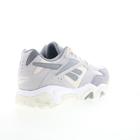 Reebok Preseason 94 Low Mens Gray Suede Lace Up Lifestyle Sneakers Shoes