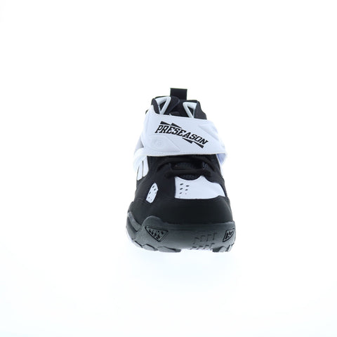 Reebok Preseason 94 Mens Black Leather Lace Up Lifestyle Sneakers Shoes