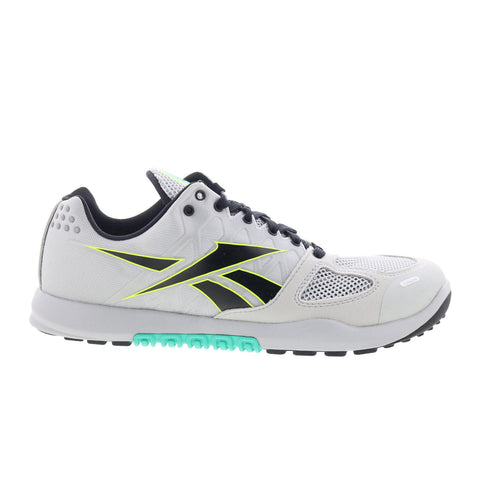 Reebok Nano 2.0 Mens Gray Synthetic Lace Up Athletic Cross Training Shoes